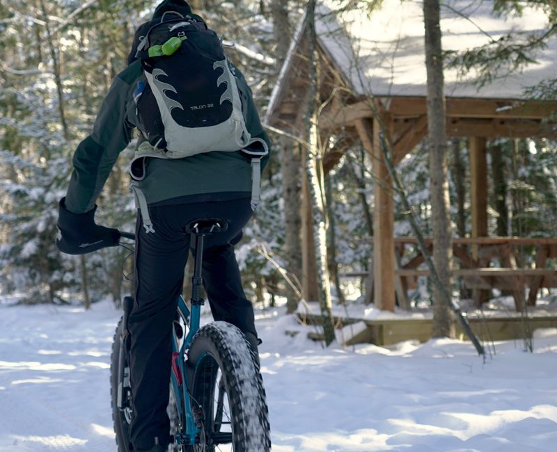 Fatbike et abri-repas